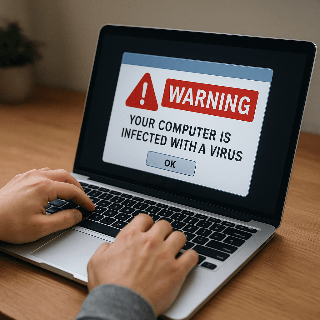 Jak rozpoznać fałszywe komunikaty o wirusach