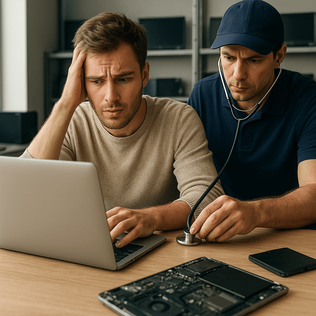 Jak wybrać serwis laptopów – co powinno niepokoić