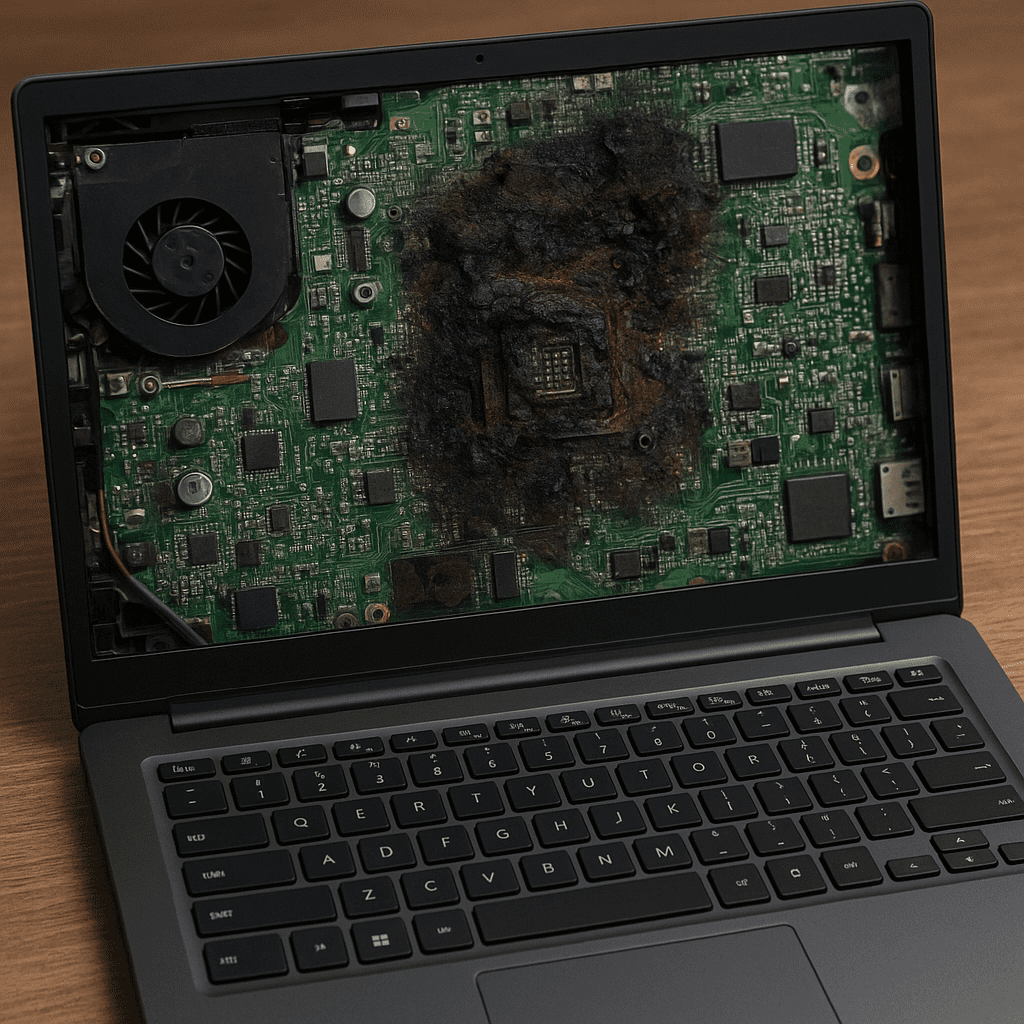 Objawy uszkodzonej płyty głównej w laptopie