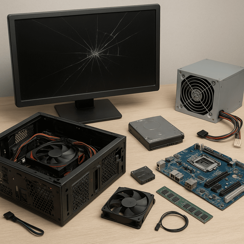 Najczęstsze awarie komputerów PC