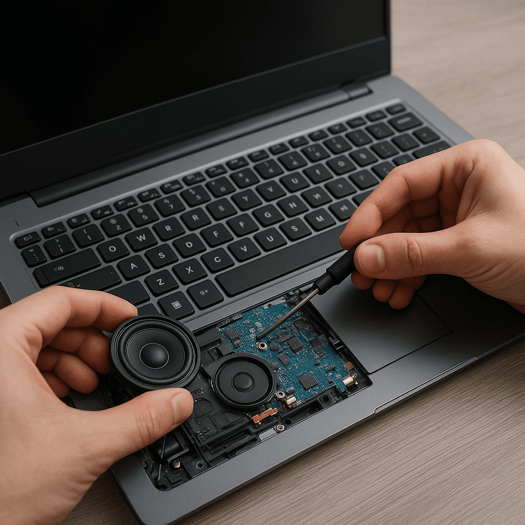 Jak naprawić niedziałający głośnik w laptopie