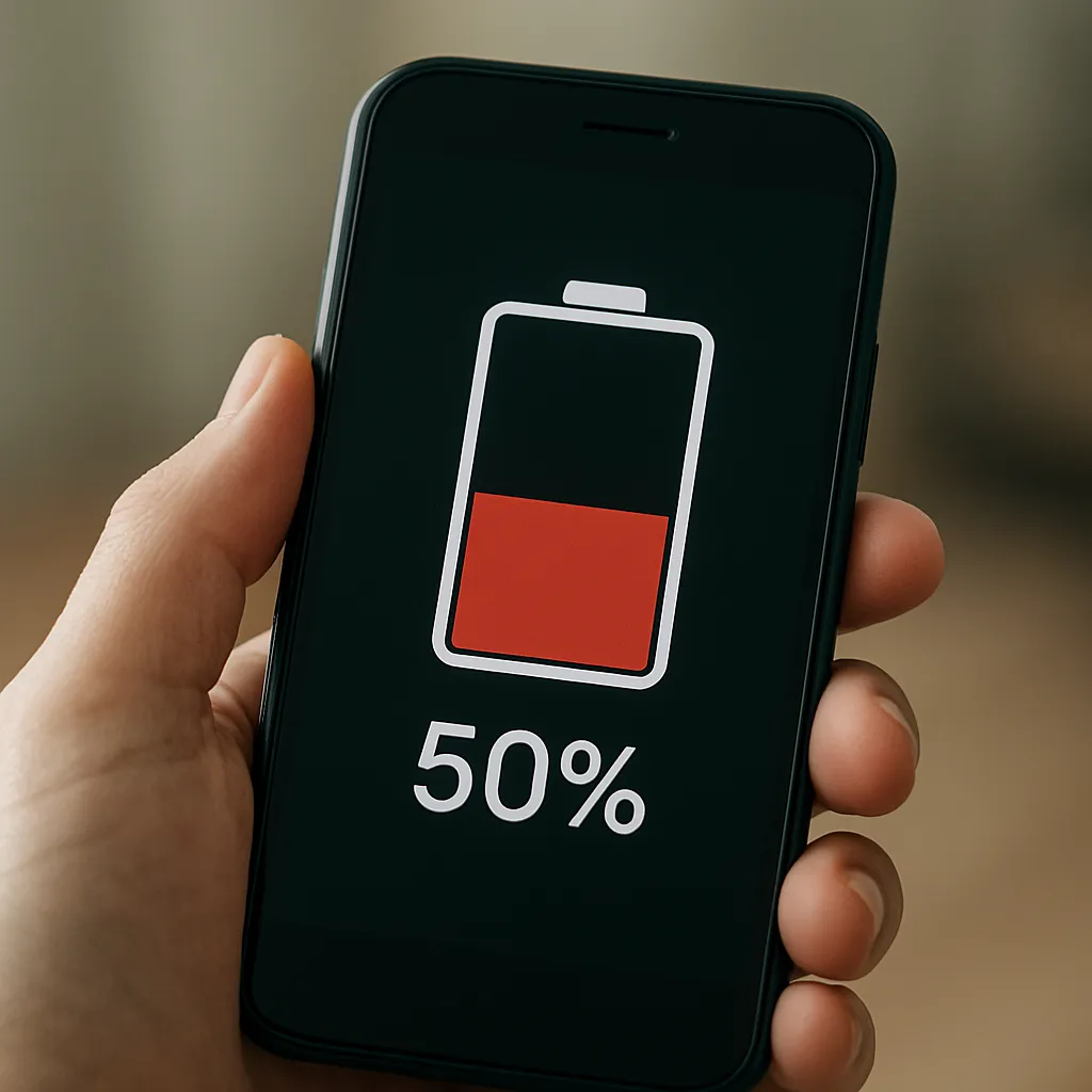 Dlaczego telefon nagle traci połowę baterii