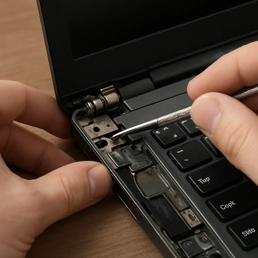 Jak naprawić zawiasy w laptopie