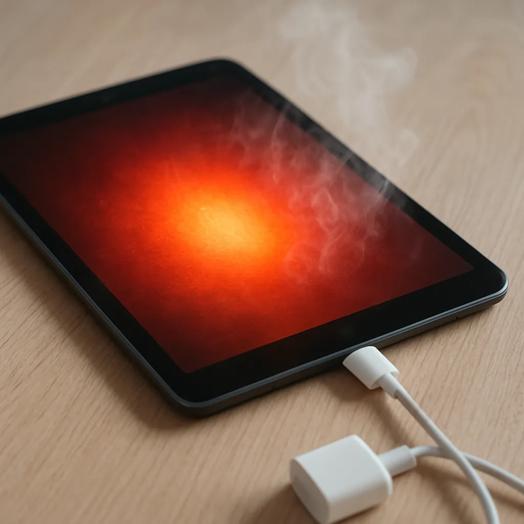 Dlaczego tablet nagrzewa się podczas ładowania